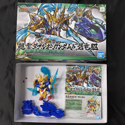 バンダイ 趙雲ダブルオーガンダム＆碧竜駆 / 呂布シナンジュ＆赤兎馬 含む プラモデル 完成品